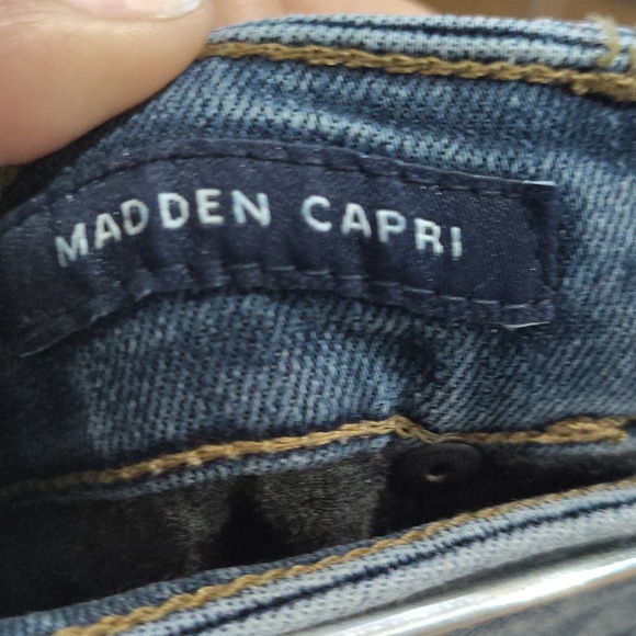 Chaps Blue Patterned Jeans - Picture 7 of 8